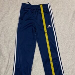 Adidas Joggers Blue with White Stripes Straight Leg Boys Size M (10/12)